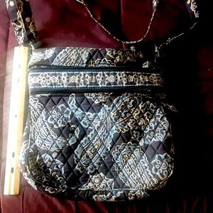 Navy and White Vera Bradley shoulder bag